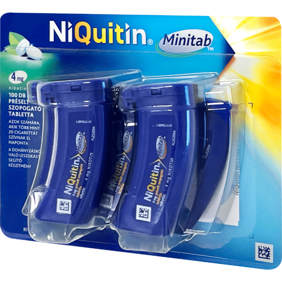 Niquitin Minitab 4 mg préselt szopogató tabletta (100x (5x20))