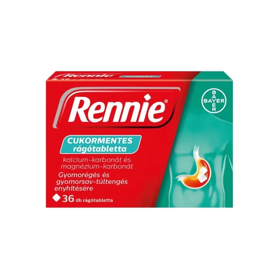 Rennie cukormentes rágótabletta (36x)