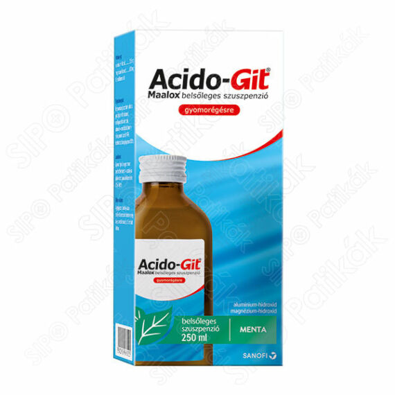 Acido-GIT Maalox belsőleges szuszpenzió (250ml PET palackban)