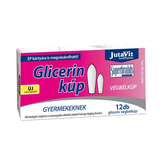 Jutavit Glicerin végbélkúp Gyermek (12x)