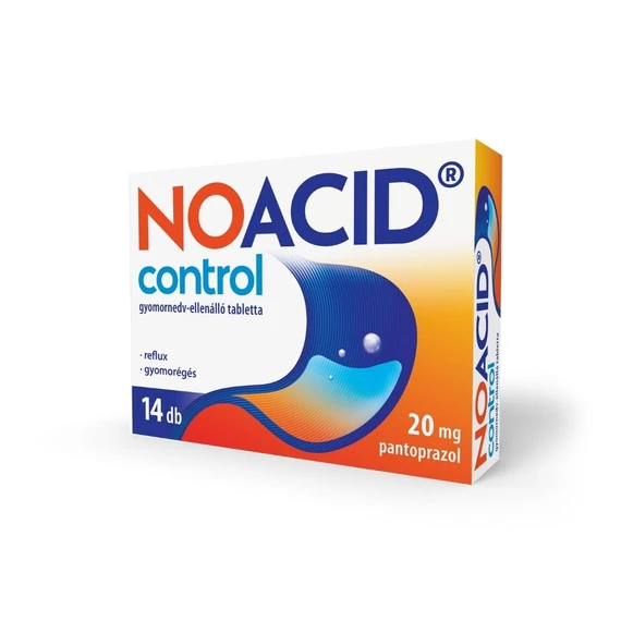 Noacid Control 20 mg gyomornedv-ellenálló tabletta	(14x)
