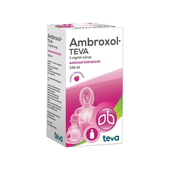 Ambroxol-Teva 3 mg/ml szirup + szájfecskendő (100ml)