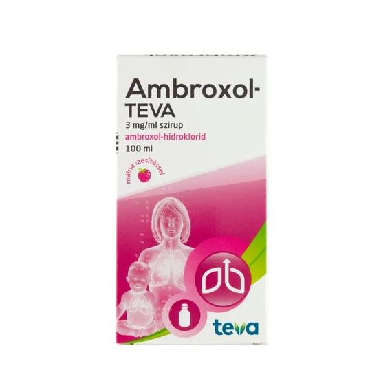 Ambroxol-Teva 3 mg/ml szirup + szájfecskendő (100ml)