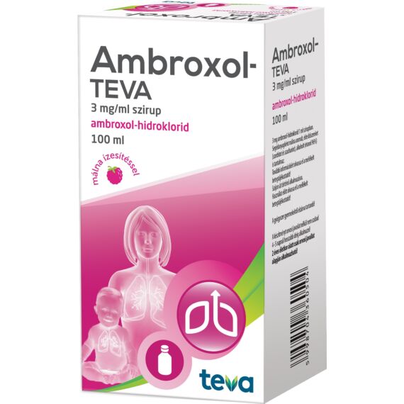 Ambroxol-Teva 3 mg/ml szirup + szájfecskendő (100ml)