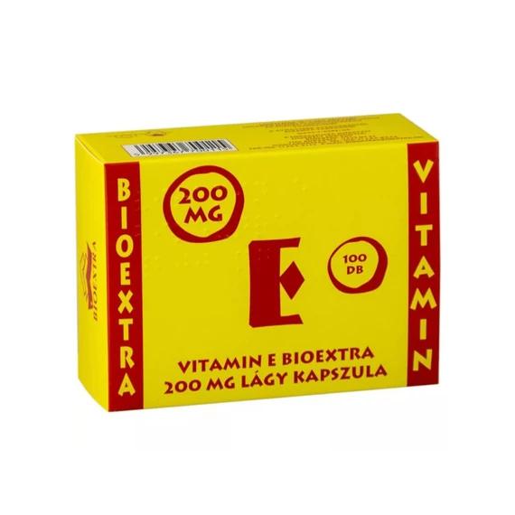 Vitamin E Bioextra 200 mg lágy kapszula (100x)