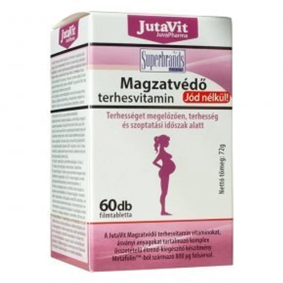 Jutavit Magzatvédő Terhesvitamin Jód nélküli tabl. (60x)