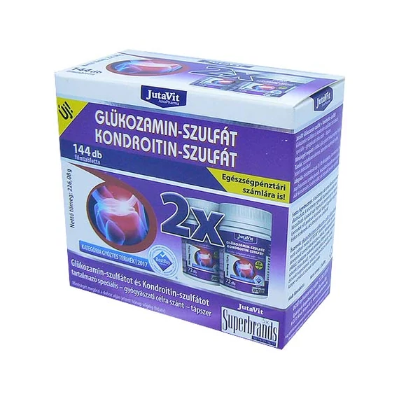 JutaVit Glükozamin Kondroitin MSM filmtabletta (144x)