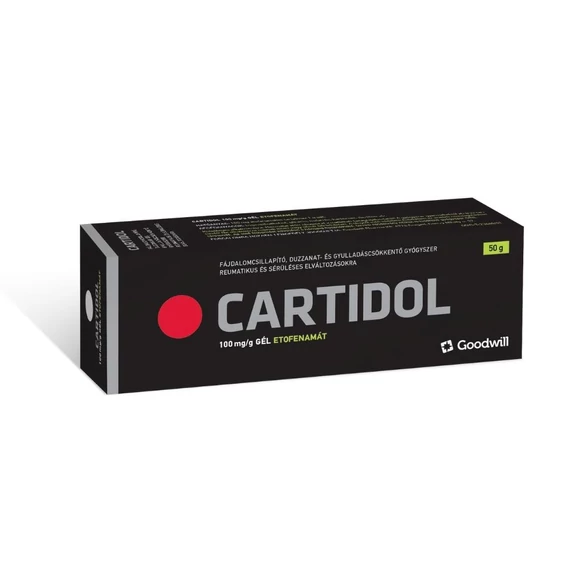 Cartidol 100 mg/g gél (1x 50g al tubusban)
