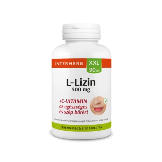 Interherb XXL L-Lizin 500 mg C kapszula (90x)