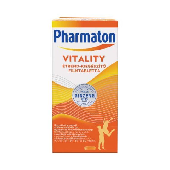 Pharmaton Vitality étrend-kiegészítő filmtabletta (100x)