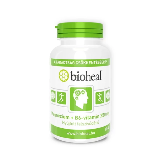 Bioheal Szerves Magnézium B6 nyújtott hatóanyag leadású tabletta (70x)