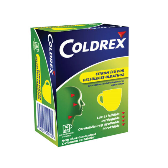Coldrex citrom ízű por belsőleges oldathoz (10x)