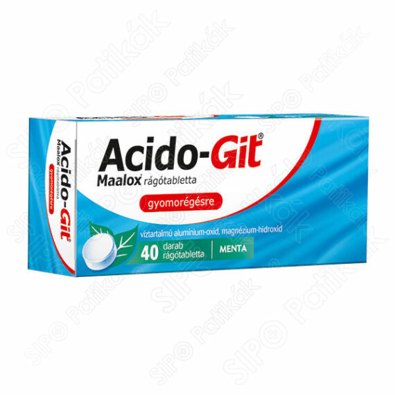 Acido-GIT Maalox rágótabletta (40x)