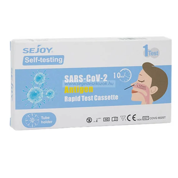 Sejoy SARS COV2 antigén önellenőrző orrteszt (1x)