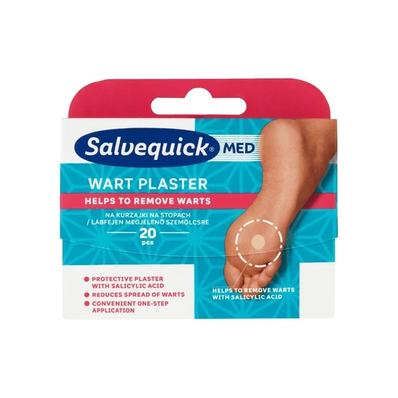 Salvequick Med szemölcstapasz (20x)