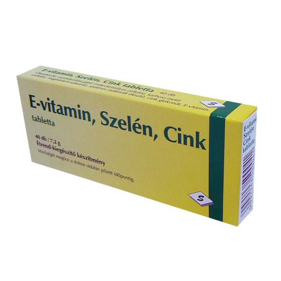 E vitamin Szelén Cink tabletta (40x)