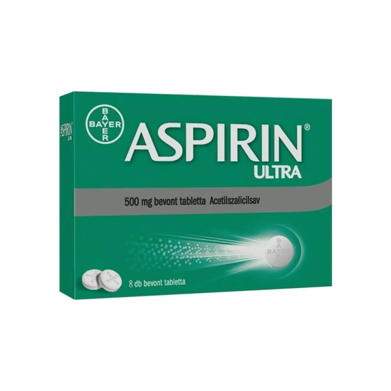Aspirin Ultra 500 mg bevont tabletta (8x)