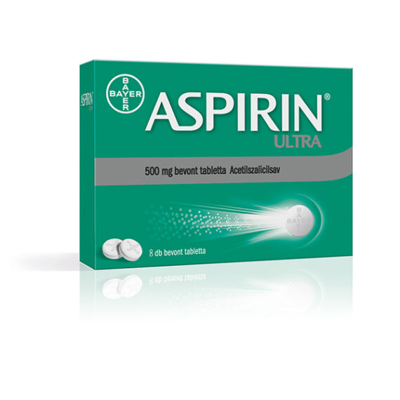 Aspirin Ultra 500 mg bevont tabletta (8x)
