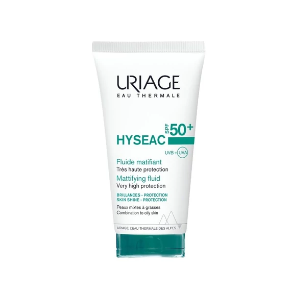 Uriage Hyséac Fluid SPF50+ mattító fényvédő zsíros bőrre (50ml)