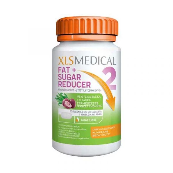 XLS Fat+Sugar reducer tabletta (120x)