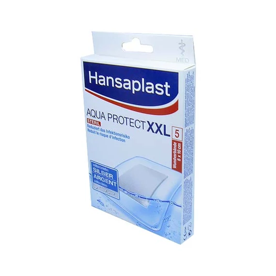 Hansaplast Med Silver Aquaprotect sebtapasz XXL (5x)