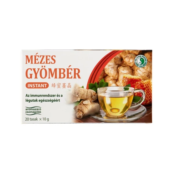 Gyömbér instant tea mézzel ízesítve DR.CHEN (20x10g)