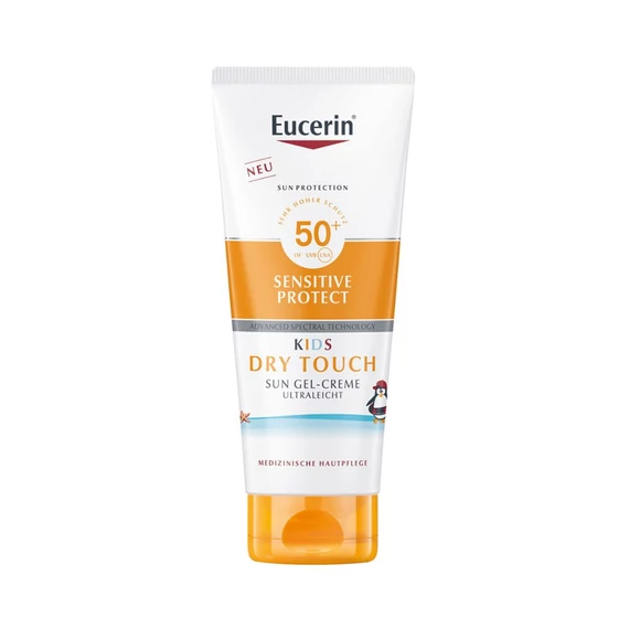 Eucerin Sun Kids Sensitive Protect Dry Touch gyermek napozó gél-krém SPF50+ (200ml)
