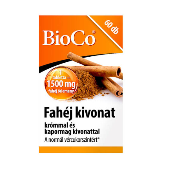 BioCo Fahéj kivonat tabletta (60x)