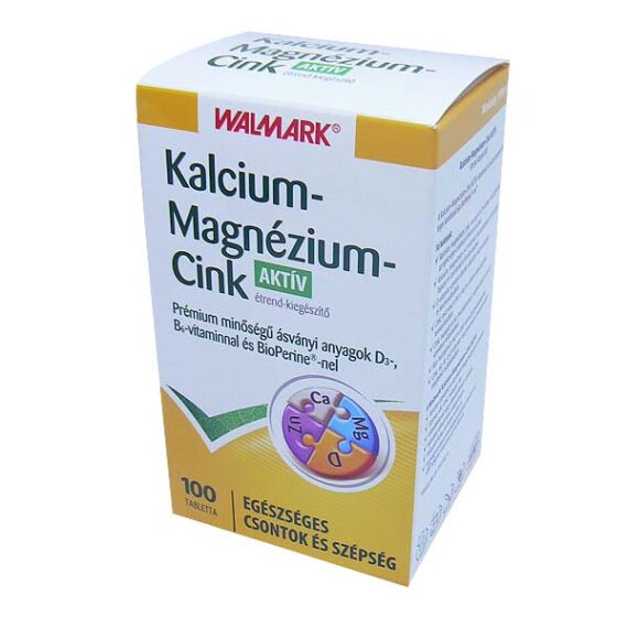 Walmark Kalcium + Mg + Cink Aktív tabl. (100x)