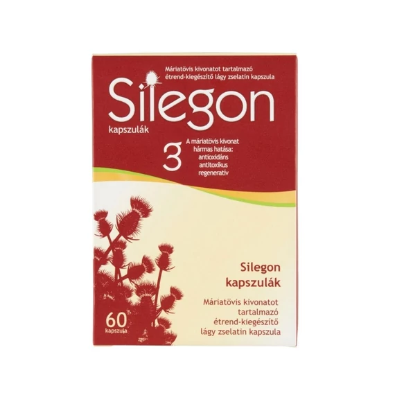 Silegon Silymarin 140 mg étrkiegészítő kapszula (60x)