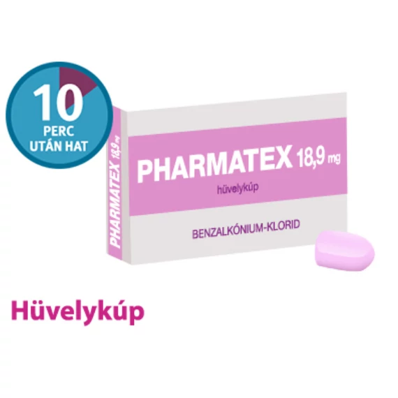 Pharmatex  18,9 mg hüvelykúp (10x)