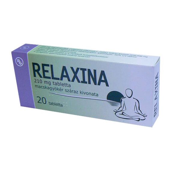 Relaxina 210 mg tabletta (20x buborékcsomagolásban)