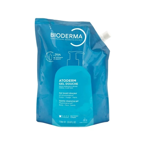 Bioderma Atoderm tusfürdő Öko-utántöltő (1000ml)