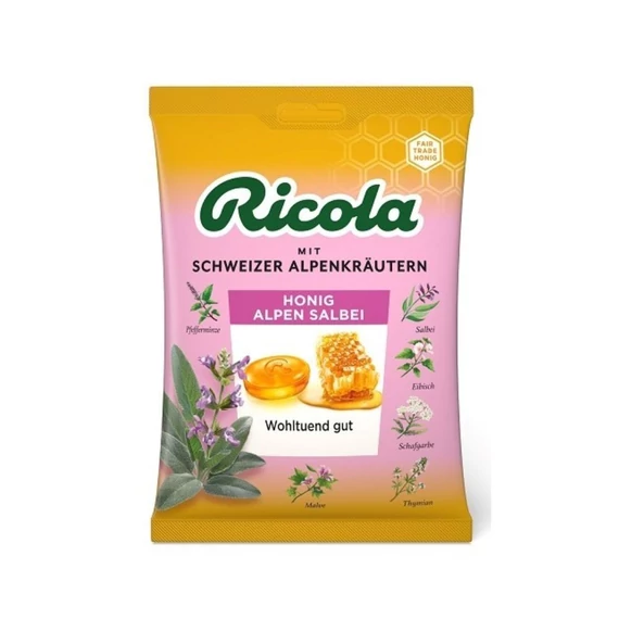 Ricola Mézes zsályás cukorka (75g)