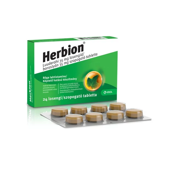 Herbion borostyán 35 mg szopogató tabletta (24x)