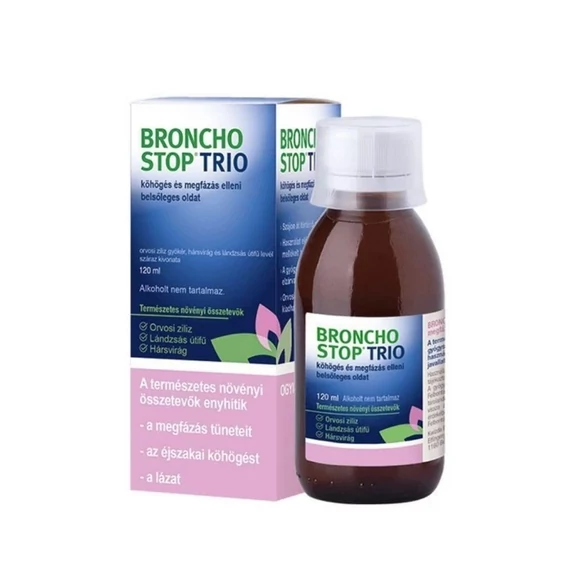 Bronchostop Trio belsőleges old.köhögés/megfázásra (120ml)