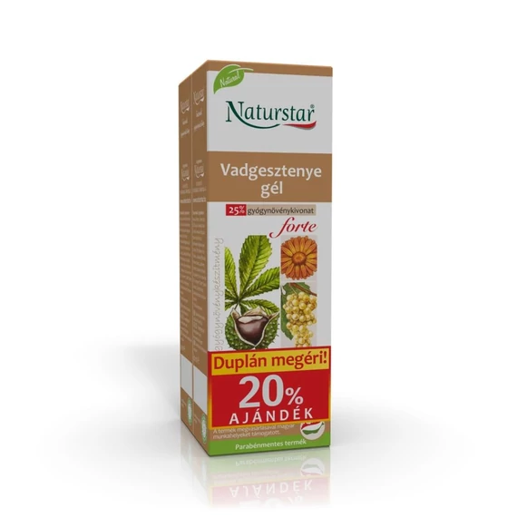 Naturstar Vadgesztenye gél Forte DUO par.mentes (2x60ml)