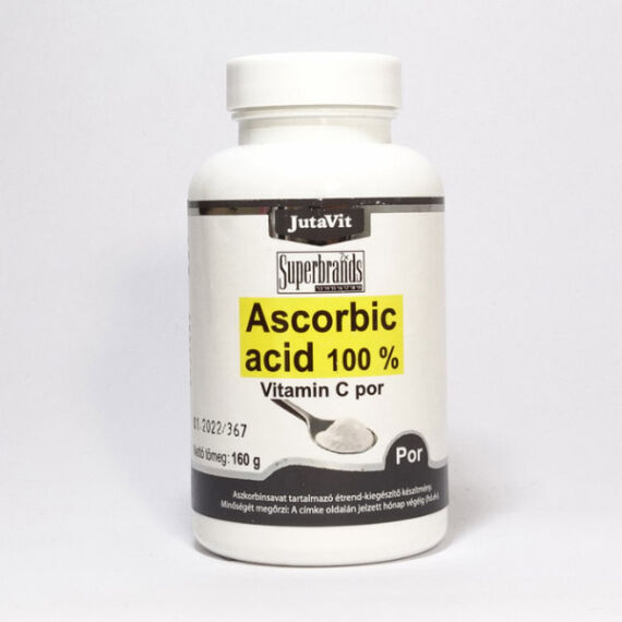JutaVit Ascorbic acid 100% Vitamin C por (160g)