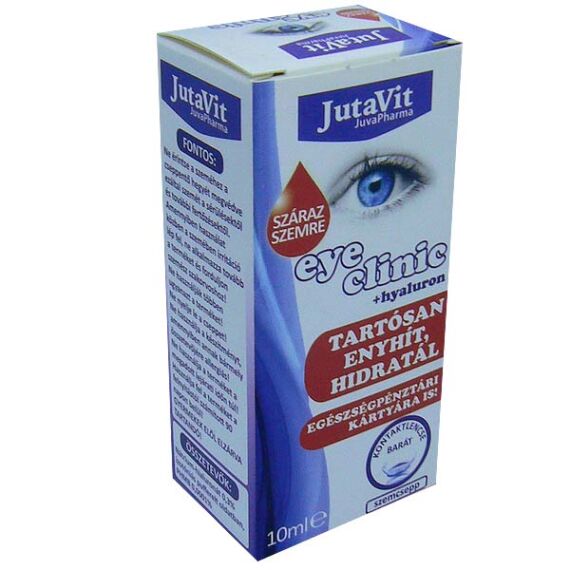 Jutavit Eye Clinic szemcsepp száraz szemre (10ml)