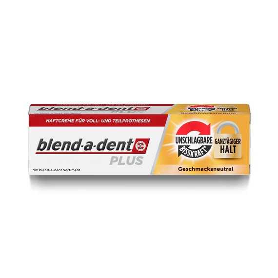 Blend-a-dent műfogsorrögzítő krém Prémium Plus Duo (40g)