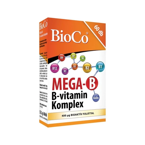 BioCo Mega-B B vitamin Komplex filmtabletta (60x)