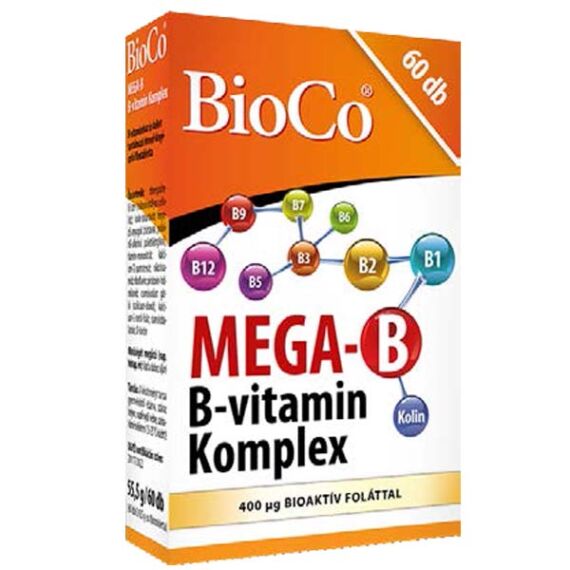 BioCo Mega-B B vitamin Komplex filmtabletta (60x)