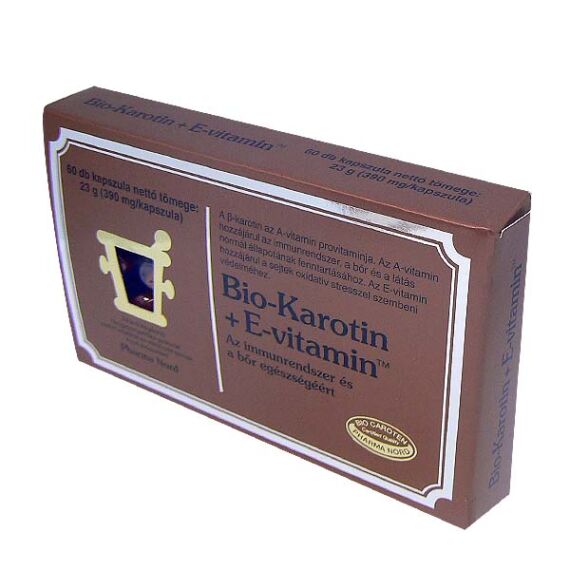 Bio  -Karotin+E Pro-vitamin A/E vitamin kapszula (60x)