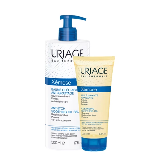Uriage Xémose balzsam + ajándék olajtusfürdő (500ml+200ml)