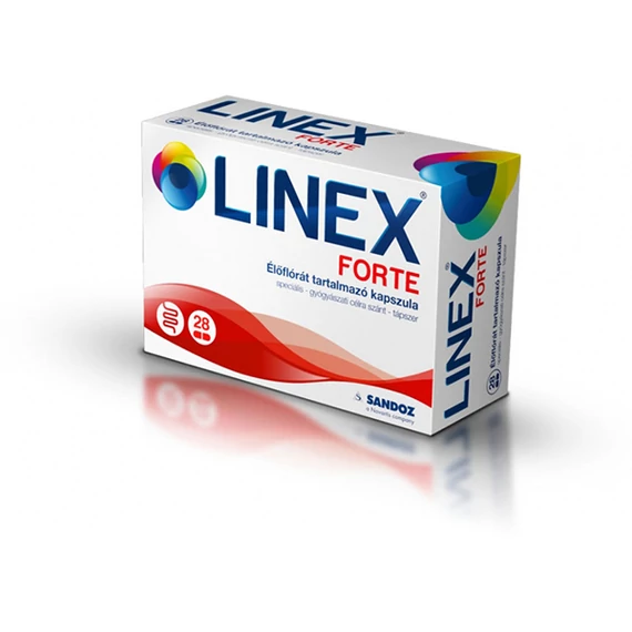 Linex Forte élőflórát tartalmazó tápszer kapszula (28x)