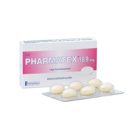 Pharmatex 18,9 mg lágy hüvelykapszula /02 (6x)