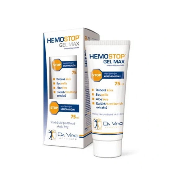 Hemostop Max gél aranyérre (75ml)