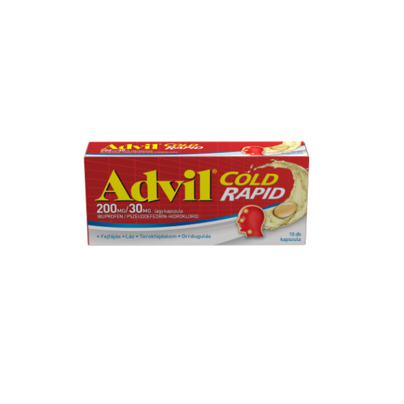 Advil Cold Rapid 200 mg/30 mg kapszula (10x)
