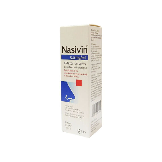 Nasivin 0,5mg/ml oldatos orrspray (1x10ml)