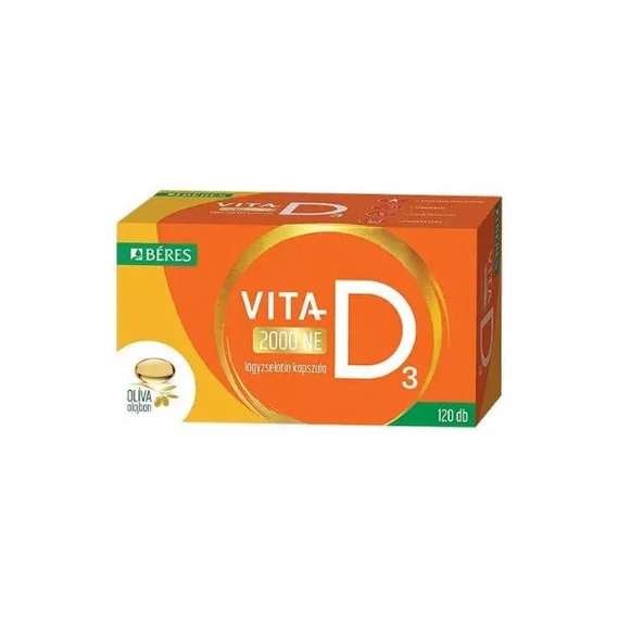 Béres Vita-D3 2000NE lágyzselatin kapszula (120x)